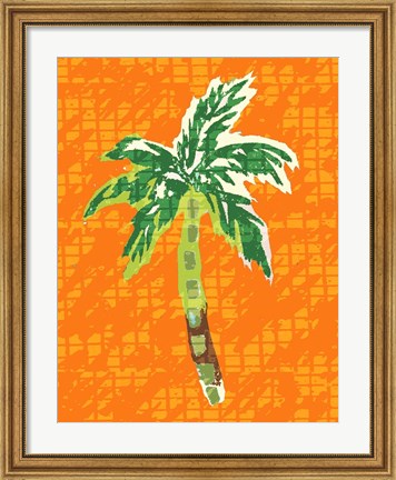 Framed Cool Palm II Print