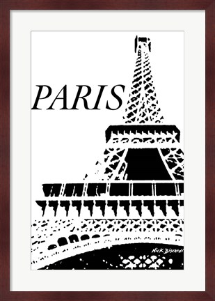 Framed Modern Paris II Print