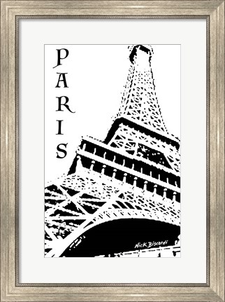 Framed Modern Paris III Print