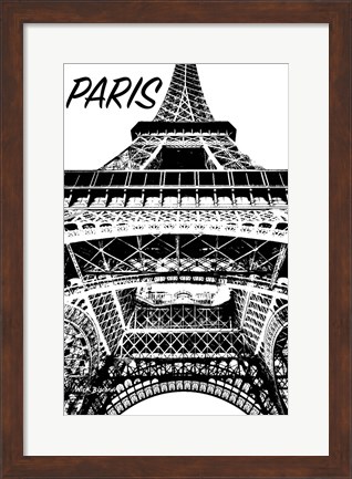 Framed Modern Paris IV Print