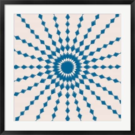 Framed Maze Dots Print