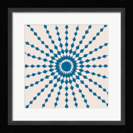 Framed Maze Dots Print