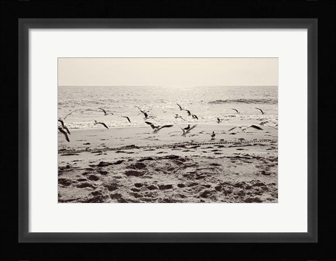 Framed Dream of the Beach I Print