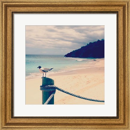 Framed Island Vacation III Print
