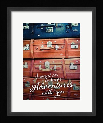 Framed Eastern Travels I Print
