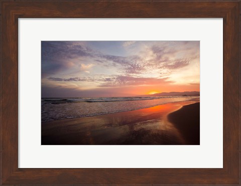 Framed Golden Sunset Print