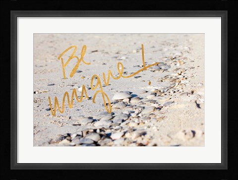 Framed Be Unique Print