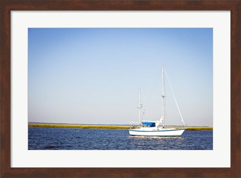 Framed Resting Sails Print