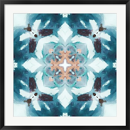 Framed Kaleidoscope I Print