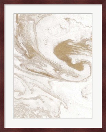 Framed Neutral Marble Print