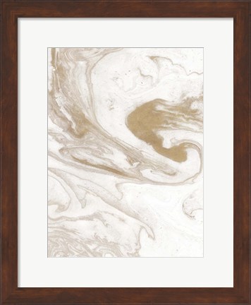 Framed Neutral Marble Print
