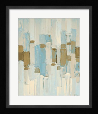 Framed Muted Rhizome I Print