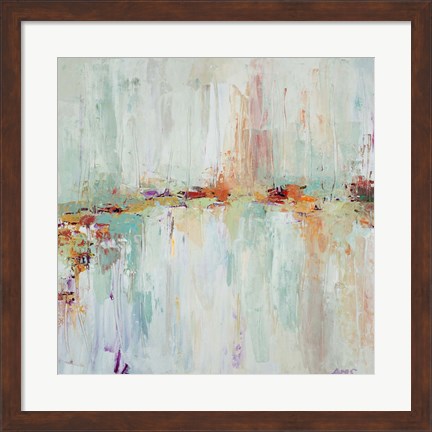Framed Abstract Rhizome Square Print