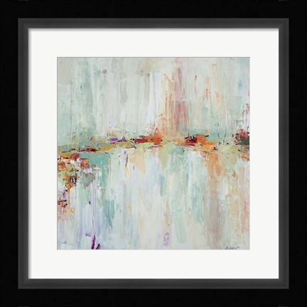 Framed Abstract Rhizome Square Print
