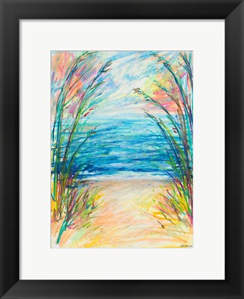 Framed Path to the Water Print