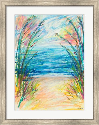Framed Path to the Water Print