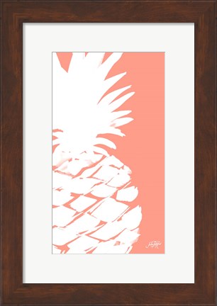Framed Modern Pineapple II Print