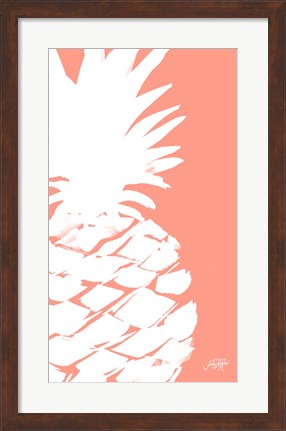 Framed Modern Pineapple II Print