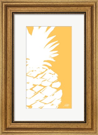 Framed Modern Pineapple III Print