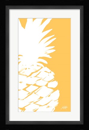 Framed Modern Pineapple III Print