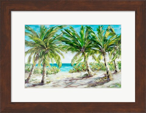 Framed Palm Escape Print
