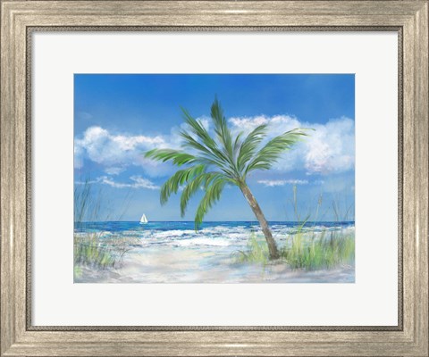 Framed Palm Tree Paradise Print