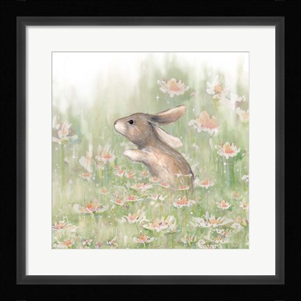 Framed Meadow Visitor II Print