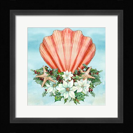 Framed Holiday By the Sea I Print