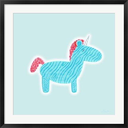Framed Unicorn Love Print