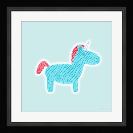 Framed Unicorn Love Print