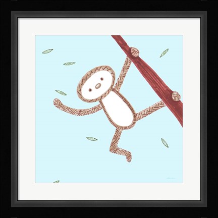 Framed Monkey Love Print