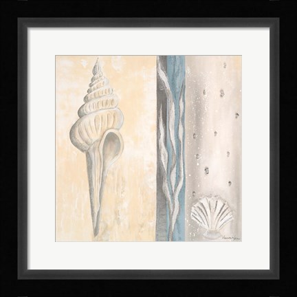 Framed Calming Sea I Print