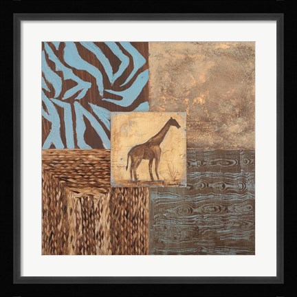 Framed Textures of Africa II Print