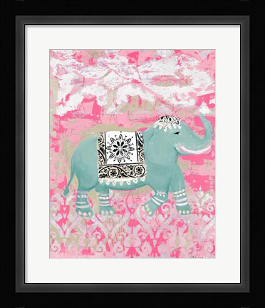 Framed Pink Bazaar II Print