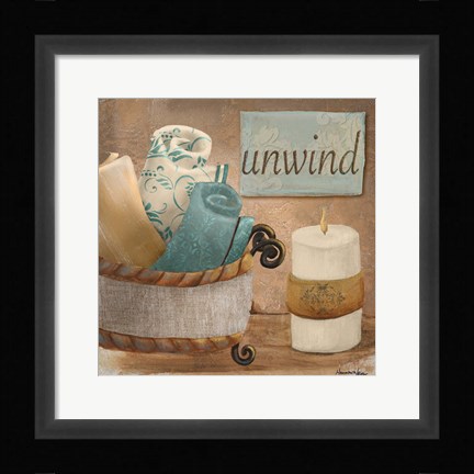 Framed Unwind Print