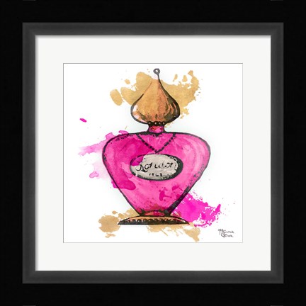 Framed Paris Perfume Square I Print