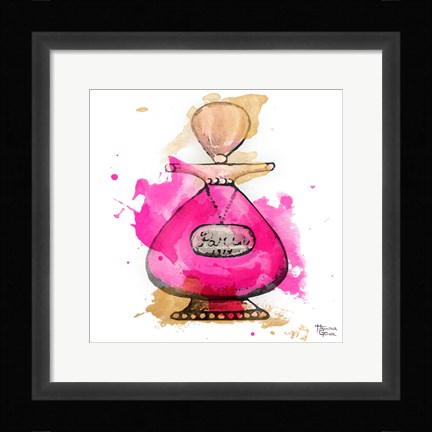 Framed Paris Perfume Square II Print