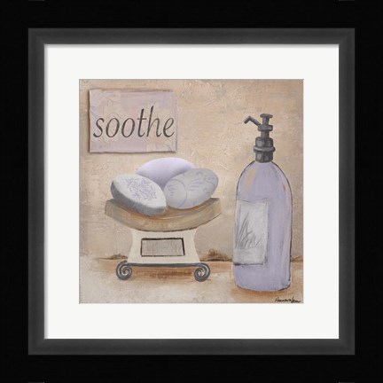 Framed Lavender Bath II Print