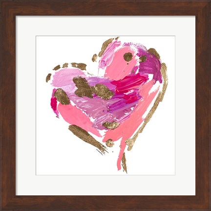 Framed Heart Full of Love I Print