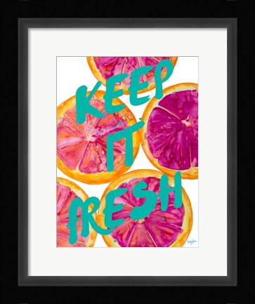 Framed Fresh &amp; Sweet I Print