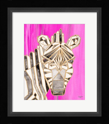 Framed Bright Origami III Print