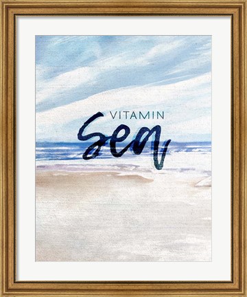 Framed Vitamin Sea Print
