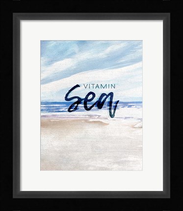Framed Vitamin Sea Print