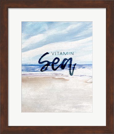 Framed Vitamin Sea Print