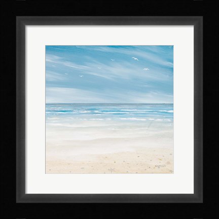 Framed Misty Coastal Days I Print