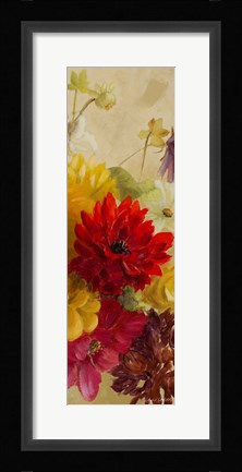 Framed Blooming Panel I Print