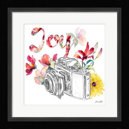 Framed Blooming Camera Print