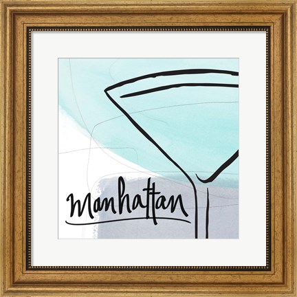 Framed Manhattan Abstract Print