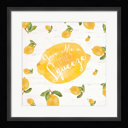 Framed Little Squeeze Print