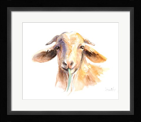 Framed Goat IV Print